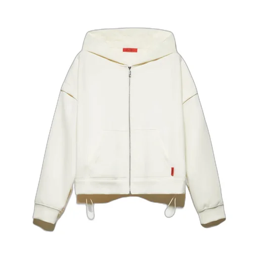 Jersey And Nylon Bomber Jacket