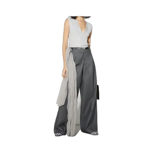 Cut-Out Ribbed T-Shirt