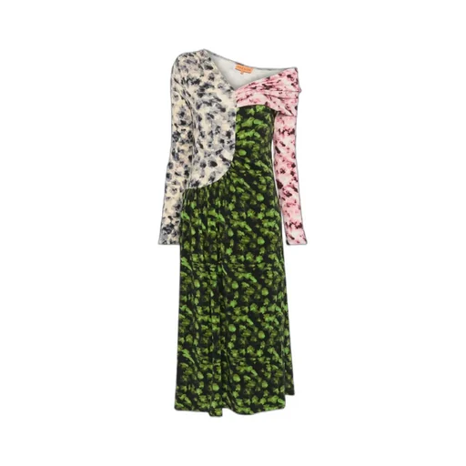 One Shoulder Print Dress