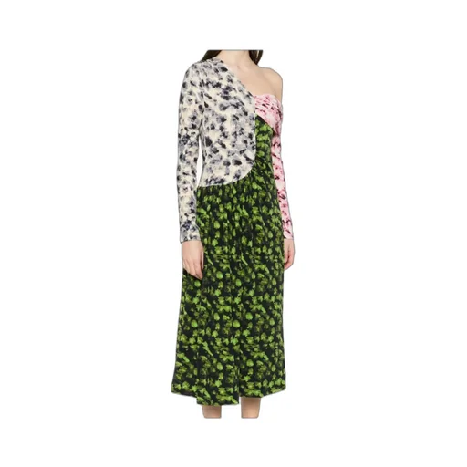 One Shoulder Print Dress