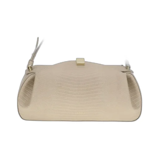 Oyster Embossed-Leather Clutch Bag