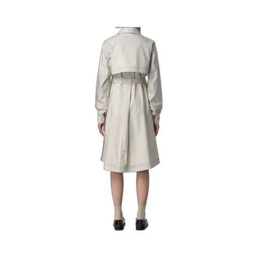 Long Sleeve Snap Button Trench Coat