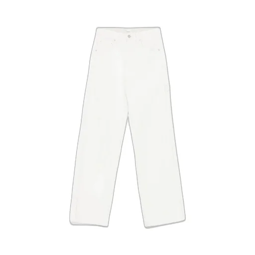 Denim Trousers With Belt Loops