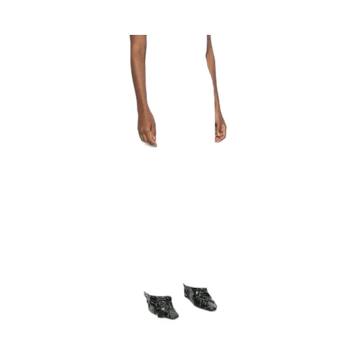 Denim Trousers With Belt Loops