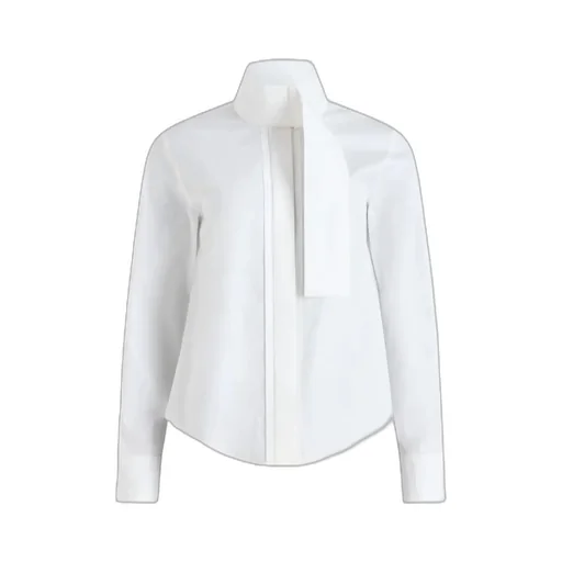 Patou Tied Neck Long-Sleeve Shirt