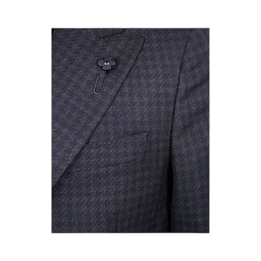 Houndstooth-Pattern Blazer