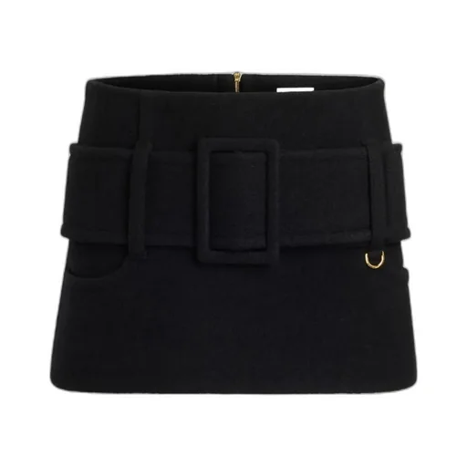 Patou Belted Mini Skirt