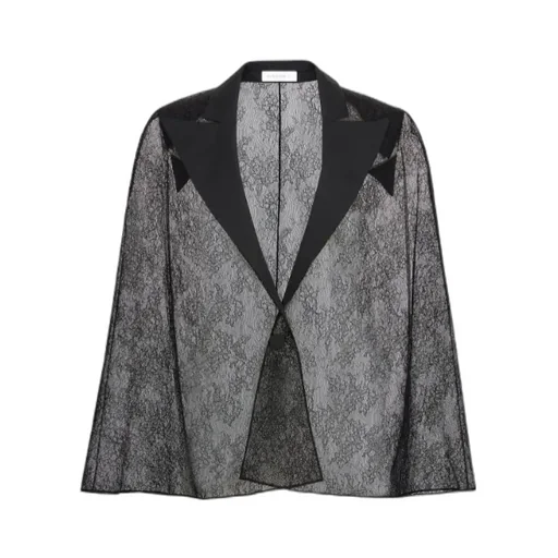 Nina Ricci Lace Blazer-Inspired Cape