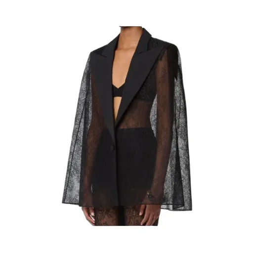 Nina Ricci Lace Blazer-Inspired Cape