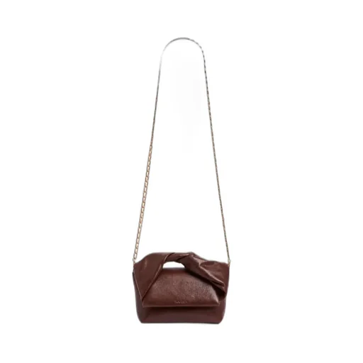 Knotted Leather Tote Bag
