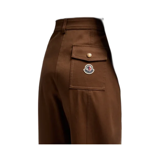 Moncler Straight Leg Gabardine Trousers