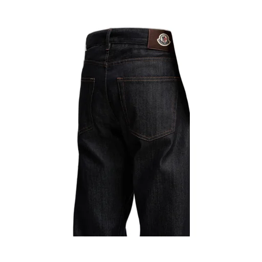 Moncler Logo Patch Straight Leg Pants