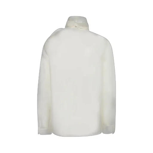 Bow-Tie Long-Sleeve Blouse