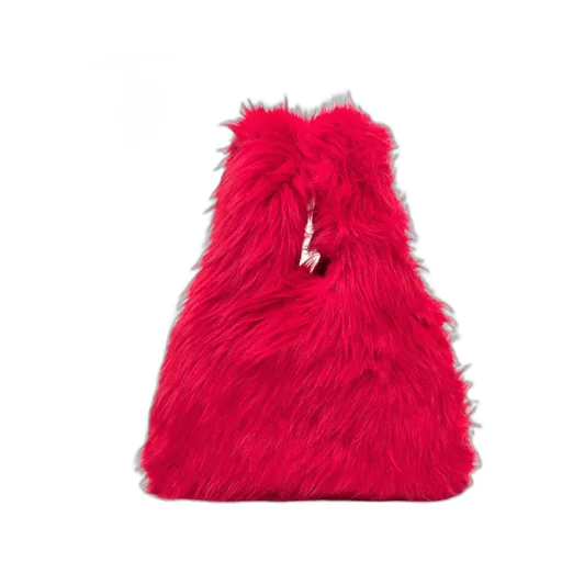 Msgm Fluffy Small Satchel Bag