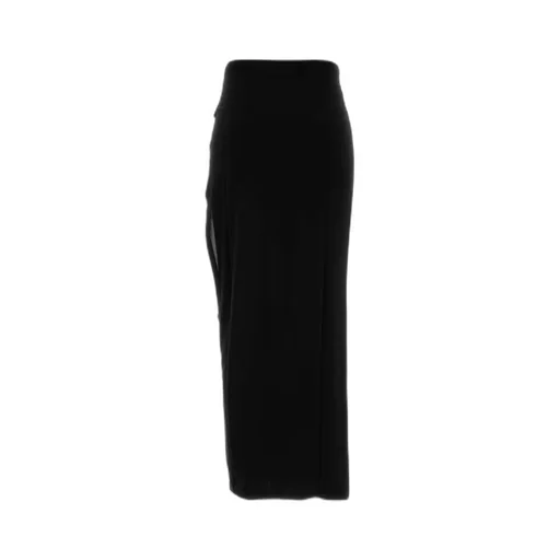 Jean Paul Gaultier Ring-Detail Draped Midi Skirt