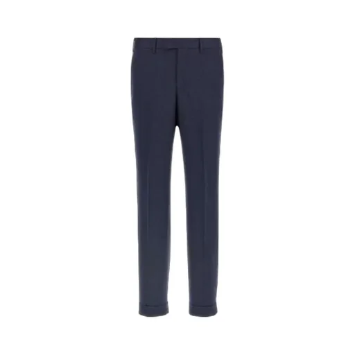 Pt Torino Brushed Wool Straight-Leg Pants