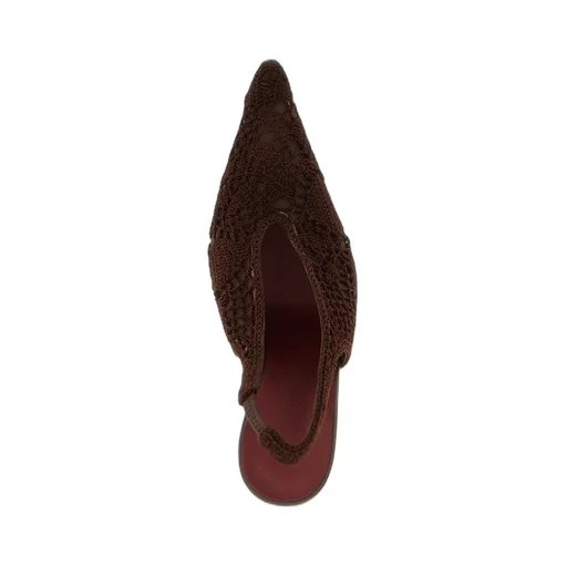 Magda Butrym Slingback Crochet Heels