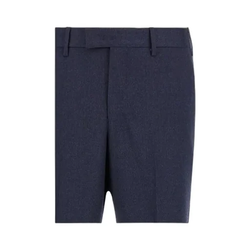 Pt Torino Brushed Wool Straight-Leg Pants