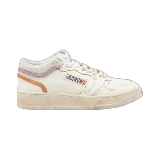 Medalist Stripe Leather Sneakers