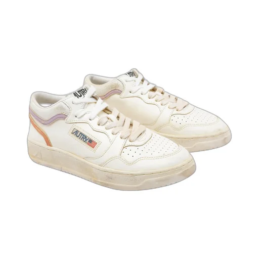 Medalist Stripe Leather Sneakers