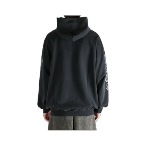 Vetements Vengeful Spirit Graphic Printed Drawstring Hoodie