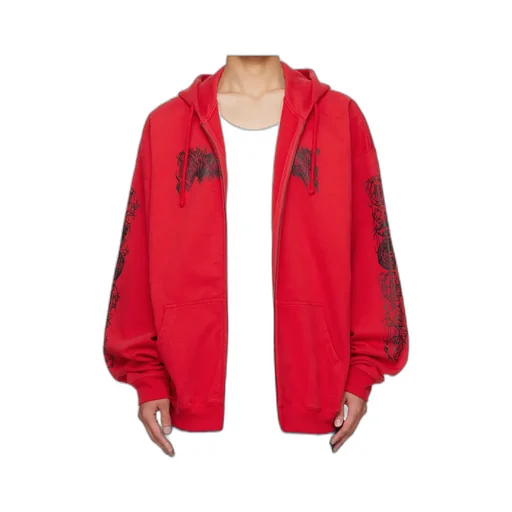 Cradle Of Filth Double-Logo Zip-Up Hoodie