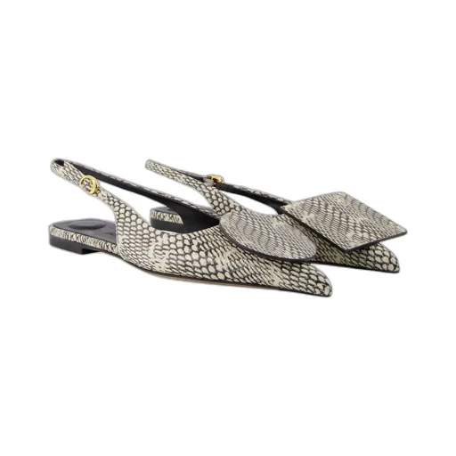 Pointed-Toe Flat Sandals