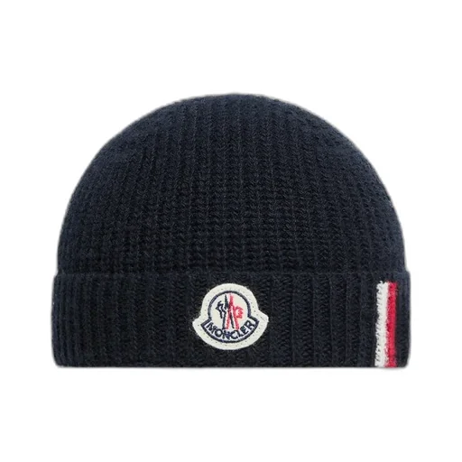 Moncler Enfant Tricolour Trimmed Beanie