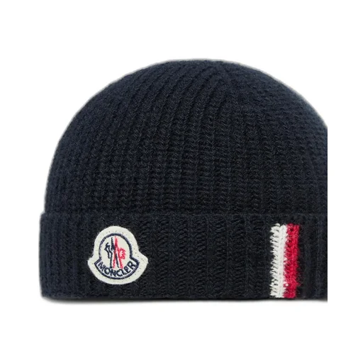 Moncler Enfant Tricolour Trimmed Beanie