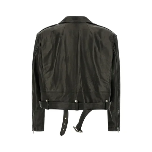 Belted Leather Jacket