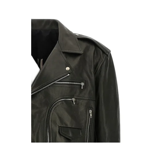 Belted Leather Jacket