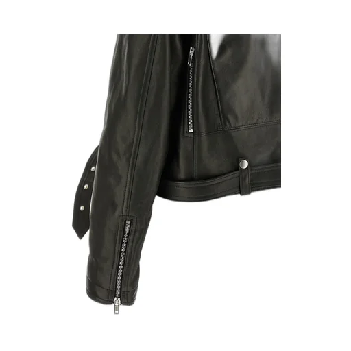 Belted Leather Jacket