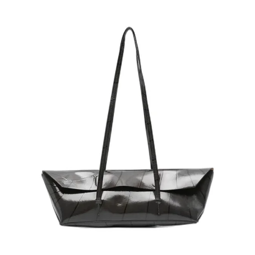 Gondola Leaf Patent Leather Tote Bag