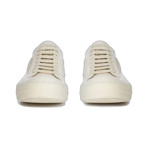 Rick Owens Round Toe Low-Top Sneakers