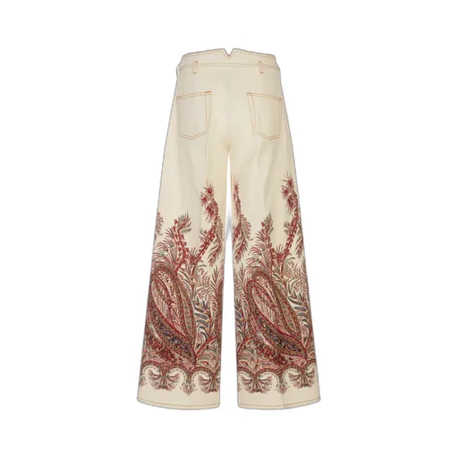 Paisley-Print Jeans