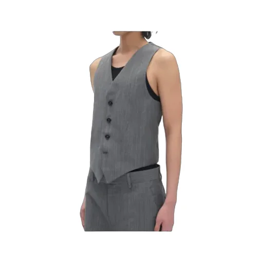 Pinstripe-Pattern Waistcoat