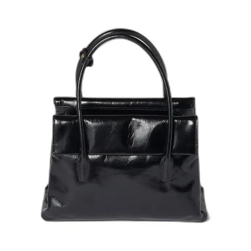 Solitaire Shiny Leather Bag