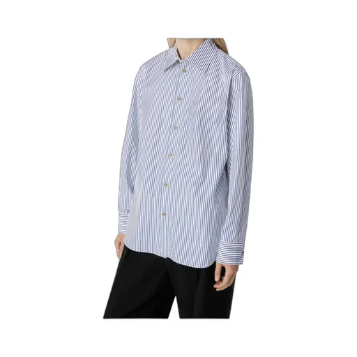 Pinstripe Cotton Poplin Shirt