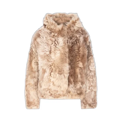 Yves Salomon Hooded Fur Jacket
