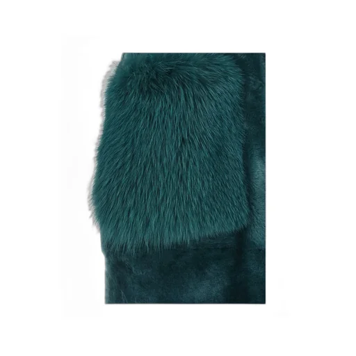 Blancha Fox-Trimmed Vest Coat