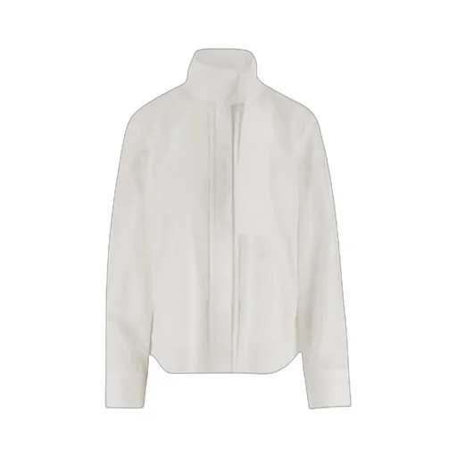 Patou Tied Neck Long-Sleeve Shirt