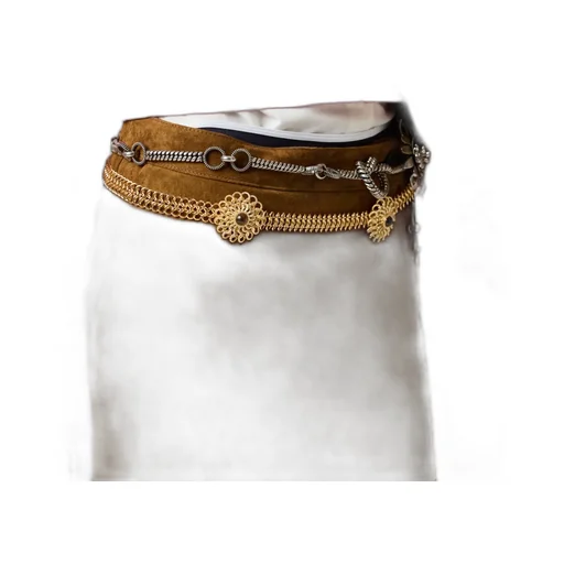 Suede Wraparound Skirt