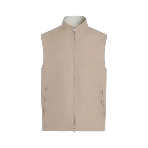 Zegna Oasi Lino Zipped Vest