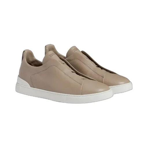 Zegna Triple Stitch Low-Top Sneakers