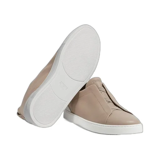 Zegna Triple Stitch Low-Top Sneakers