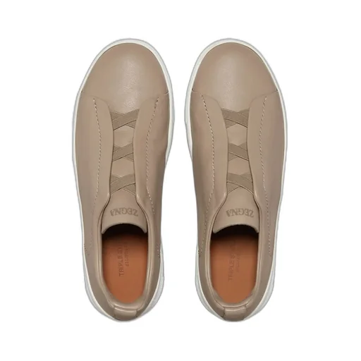 Zegna Triple Stitch Low-Top Sneakers