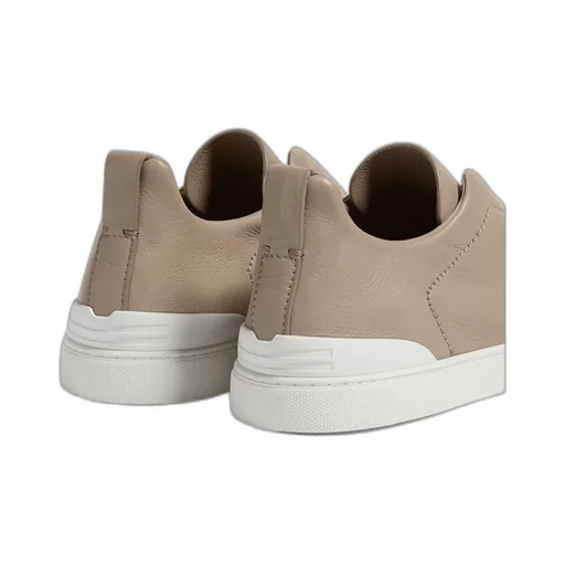 Zegna Triple Stitch Low-Top Sneakers