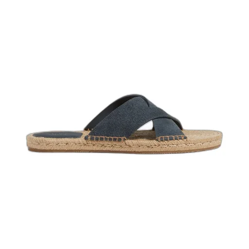 Zegna Crossover Open-Toe Espadrille Sandals