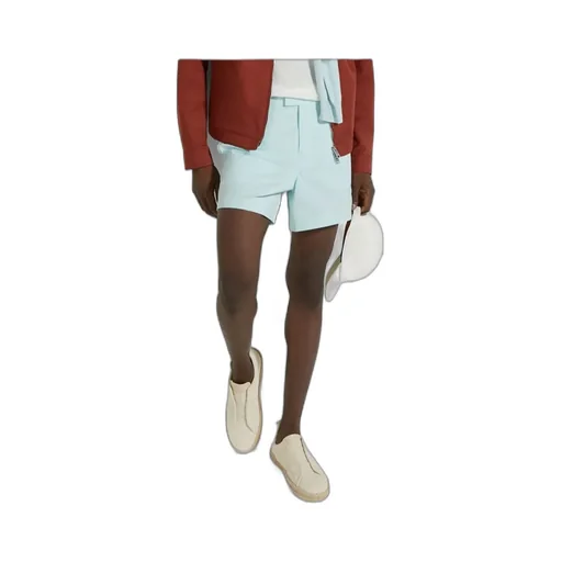 Zegna 232 Road Brand Mark Swim Trunks