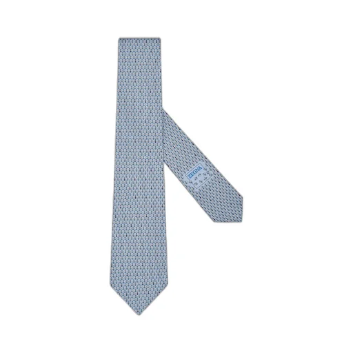 Bee-Print Silk Tie
